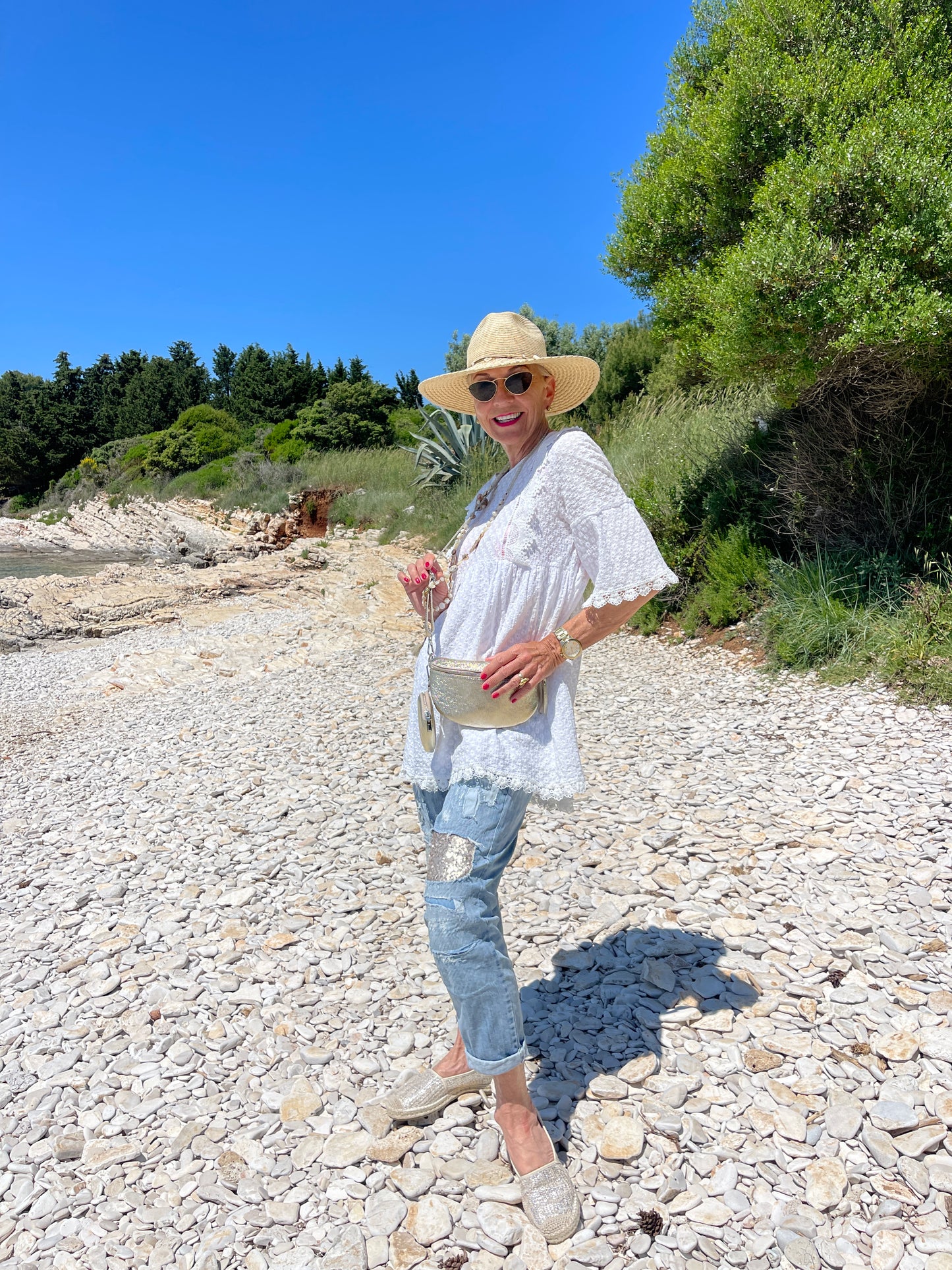Tunika MELLY, im Summer-Sale jetzt €69,90 statt €99,90, bezaubernde Tunika in mediterranem Look
