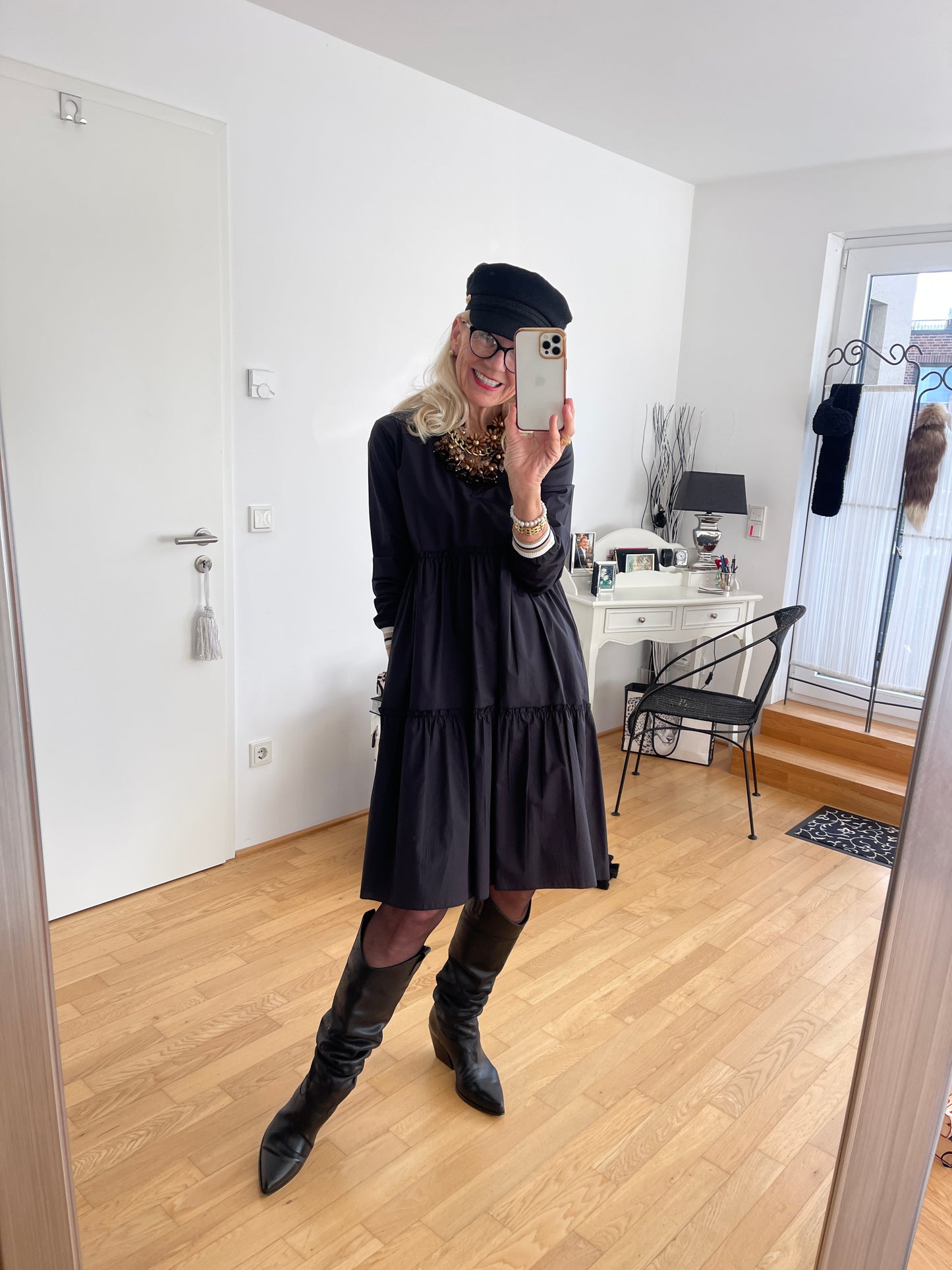 Kleid CAMPIONE black; €79,90… super schönes, vielseitiges Allroundkleid, perfekt für den Übergang