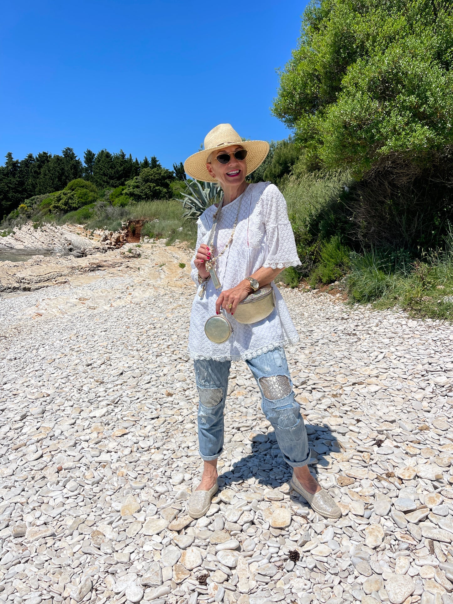 Tunika MELLY, im Summer-Sale jetzt €69,90 statt €99,90, bezaubernde Tunika in mediterranem Look