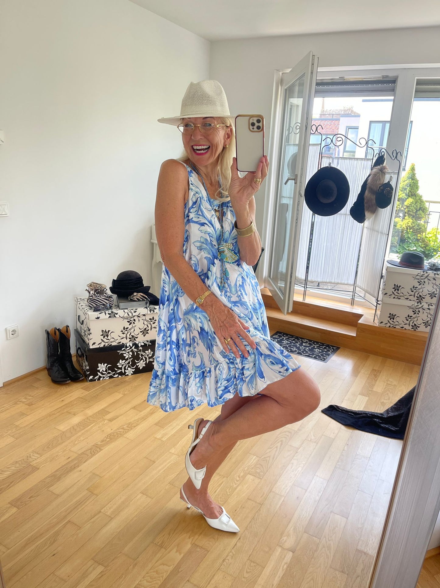 Kleid OZEAN; im Summer-Sale🛍🌞 jetzt €59,90 statt €89,90; Zauberhaftes, leichtes Sommer und Strandkleid in traumhaften Ozeanfarben und maritimem Design