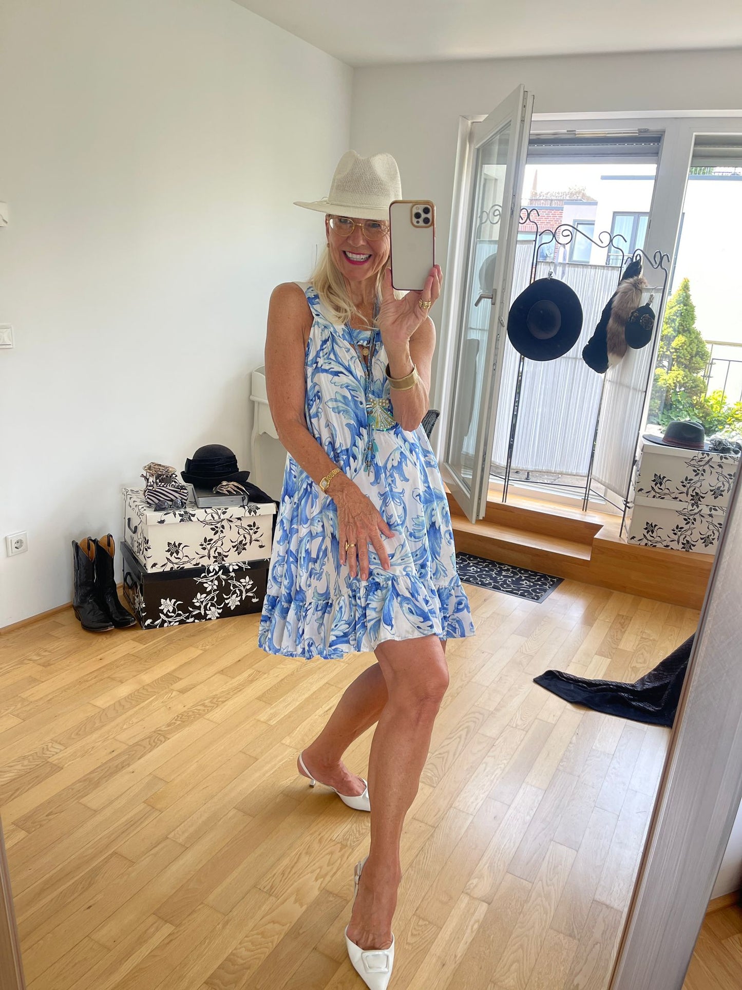 Kleid OZEAN; im Summer-Sale🛍🌞 jetzt €59,90 statt €89,90; Zauberhaftes, leichtes Sommer und Strandkleid in traumhaften Ozeanfarben und maritimem Design