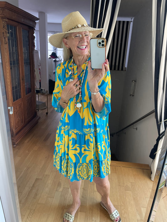 Kleid FALKO 59,90 statt €89,90; was für eine tolle Farbkombination!!!