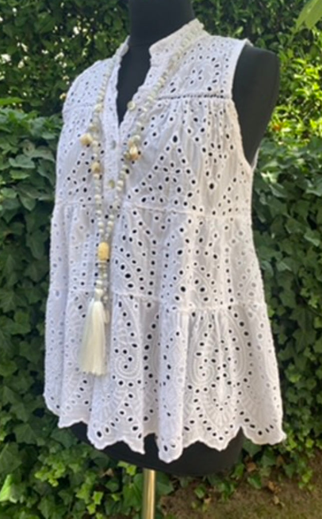 Kette BUDDHA weiß jetzt €29,90 statt €49,90 im Super-Summer-Sale
