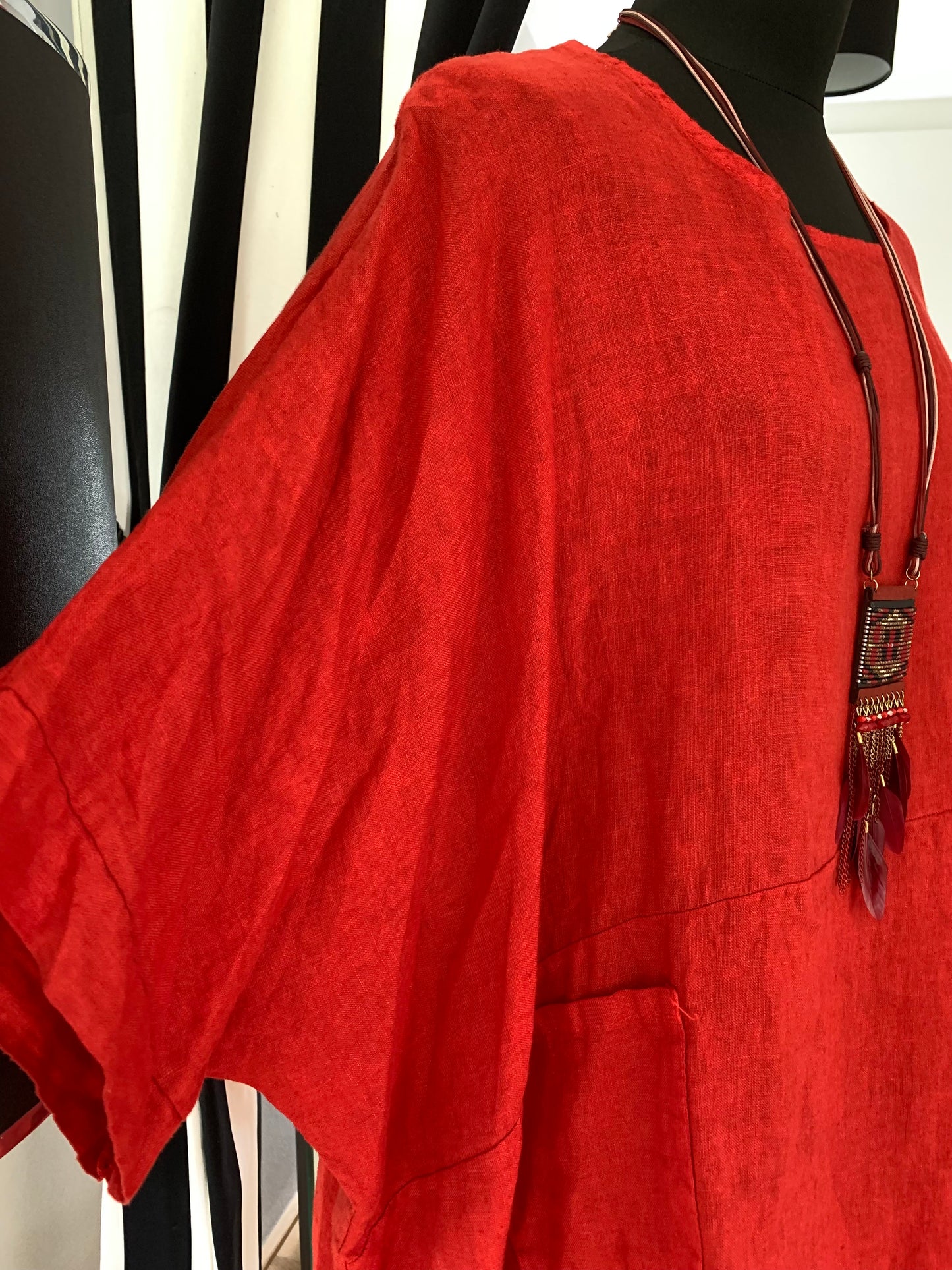 Tunika KAMAL red; jetzt €49,90 statt €99,90 um Super-Sale