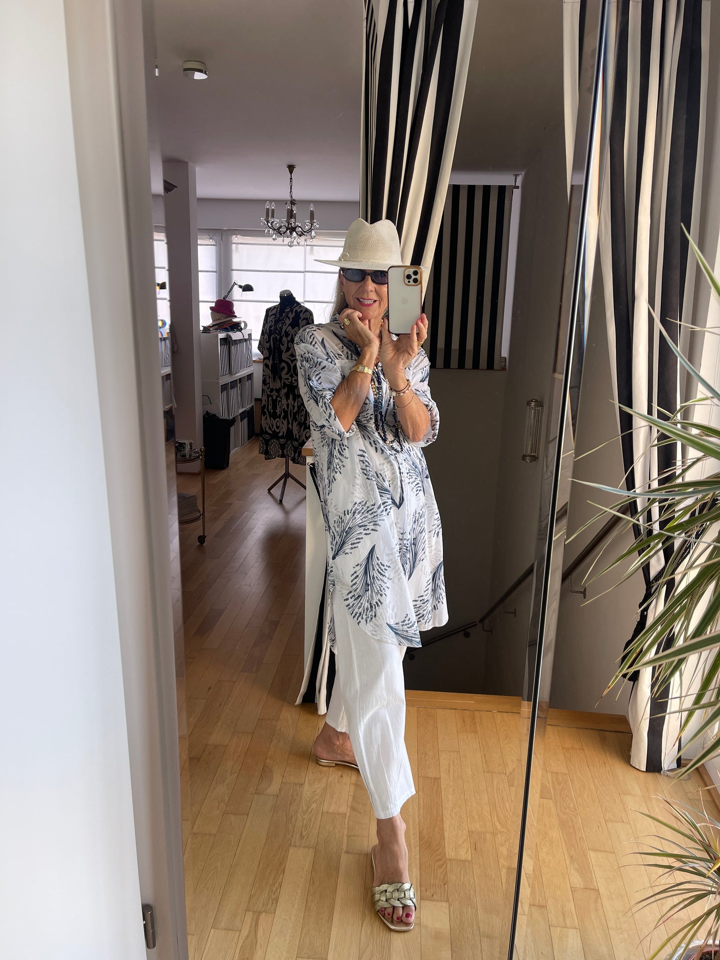 Tunika KARLI white/blue; €49,90 statt €79,90; sooo frisch, sooo sommerlich