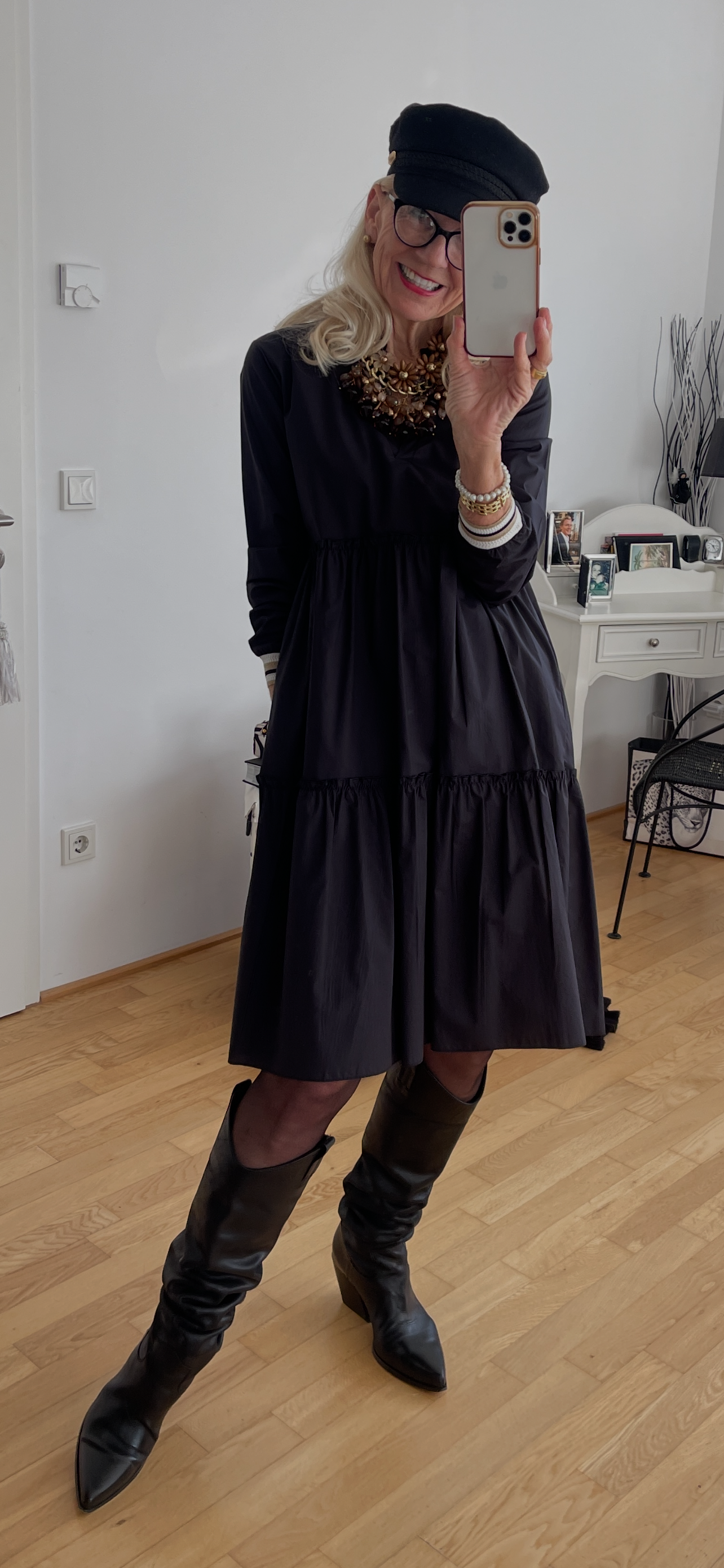 Kleid CAMPIONE black; €79,90… super schönes, vielseitiges Allroundkleid, perfekt für den Übergang