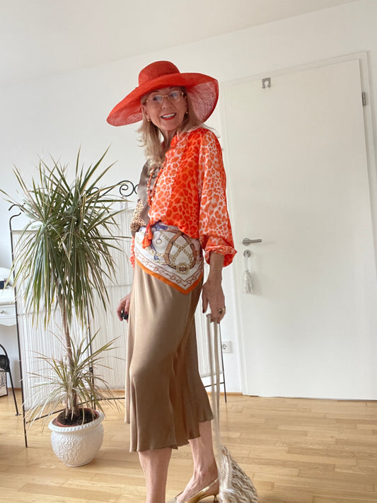 Oberteil/Longbluse JAMY orange; €79,90; … was für ein herrlicher Farbmix