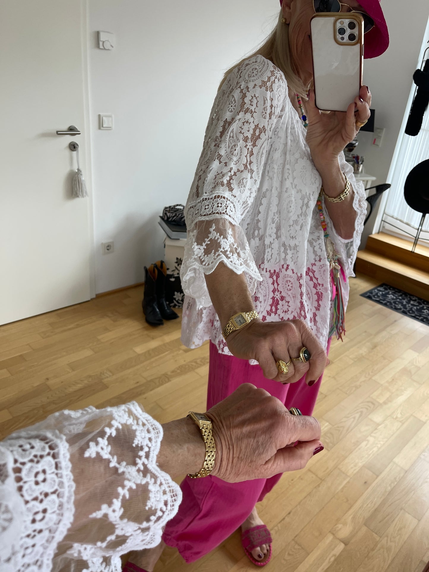 Oberteil DIANA white €79,90; ein Fashion-Spitzentraum