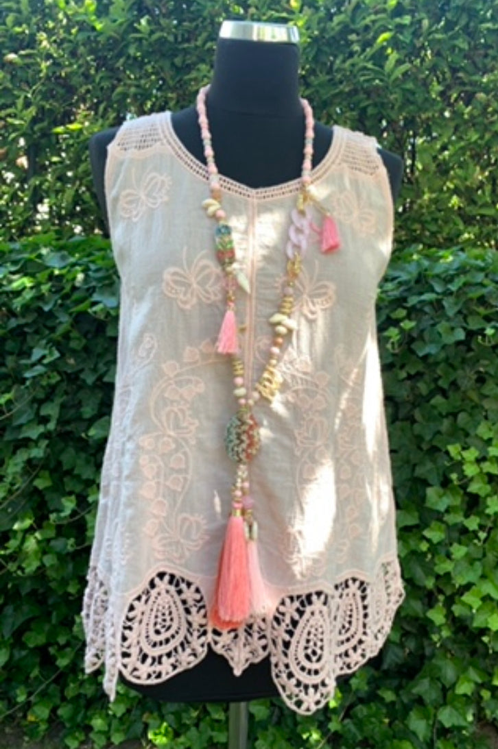 Oberteil/Top LUCA rose; jetzt €29,90 statt €59,90 im Super-Summer-Sale