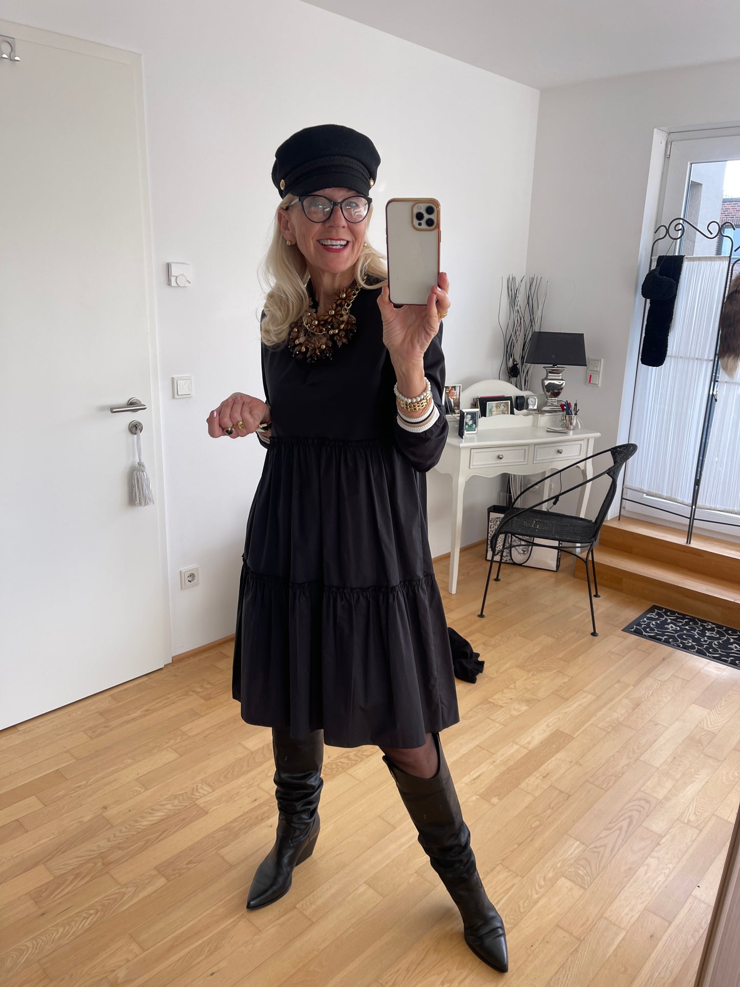 Kleid CAMPIONE black; €79,90… super schönes, vielseitiges Allroundkleid, perfekt für den Übergang
