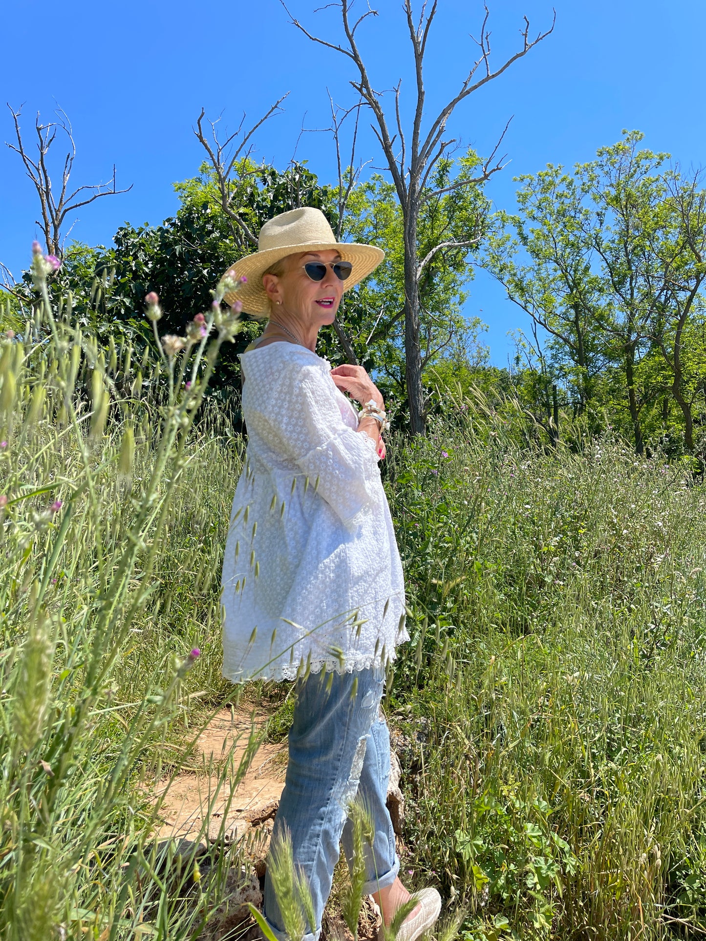 Tunika MELLY, im Summer-Sale jetzt €69,90 statt €99,90, bezaubernde Tunika in mediterranem Look