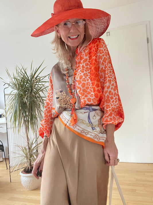 Oberteil/Longbluse JAMY orange; €79,90; … was für ein herrlicher Farbmix