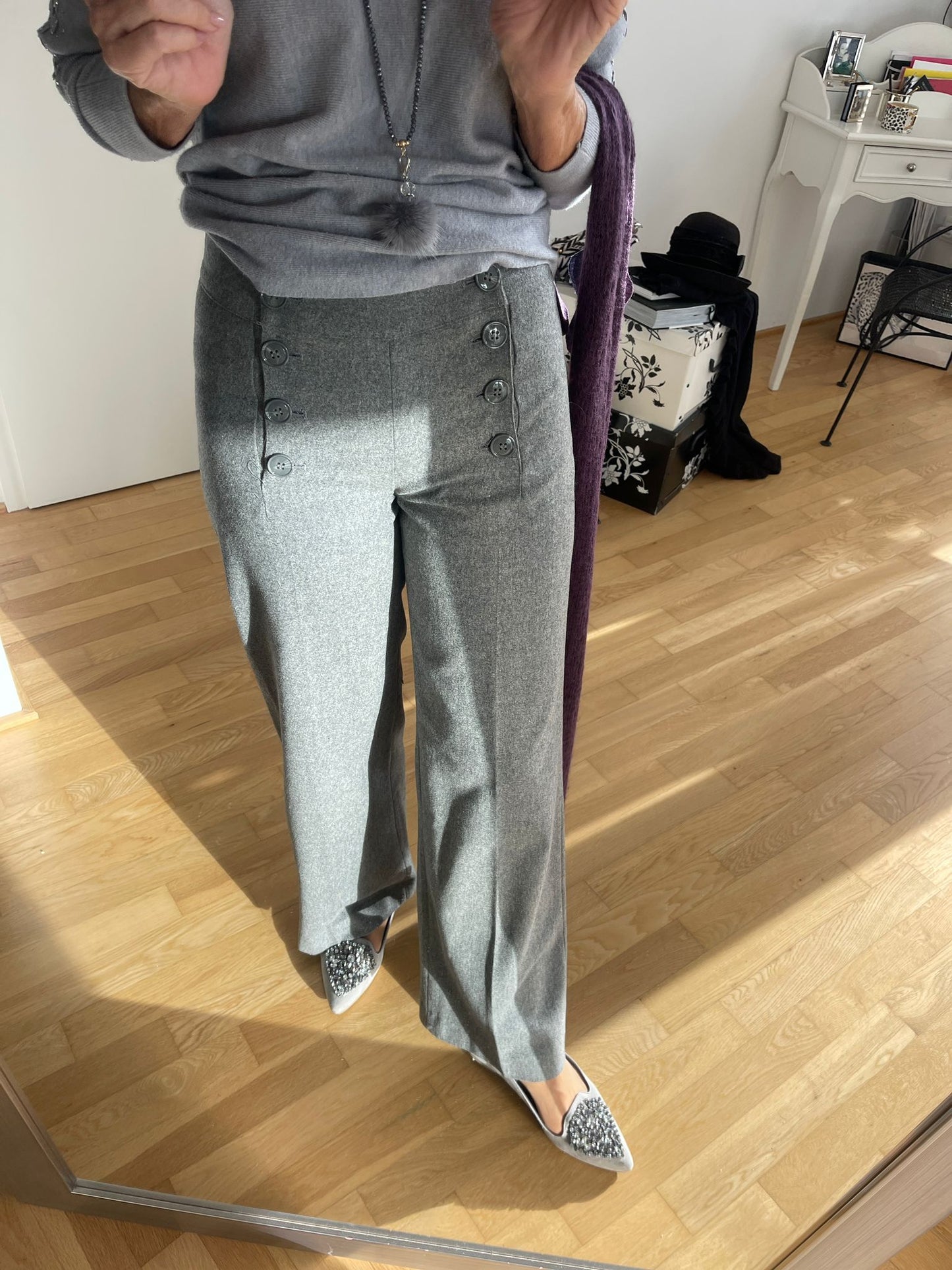 Hose Noon grey Gr.36/38 €99,90