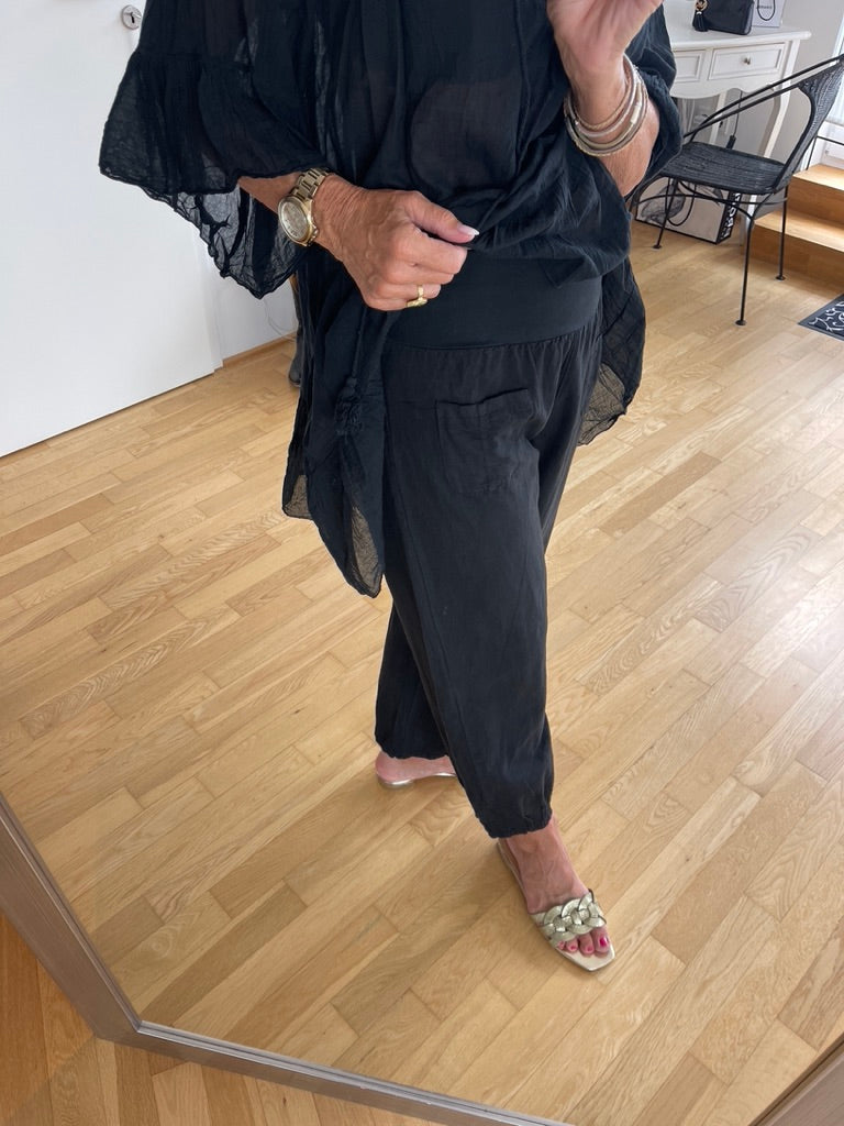 Hose PEGGY schwarz Gr. XXXL €49,90 im SUPER-SUMMER-SALE