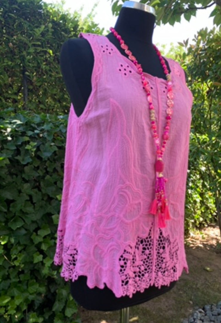Oberteil/Top LISSY pink; jetzt €29,90 statt €59,90 im Super-Summer-Sale