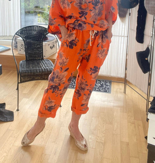 Hose SUMMER orange; jetzt €29,90 statt €89,90 im Summer-Outlet