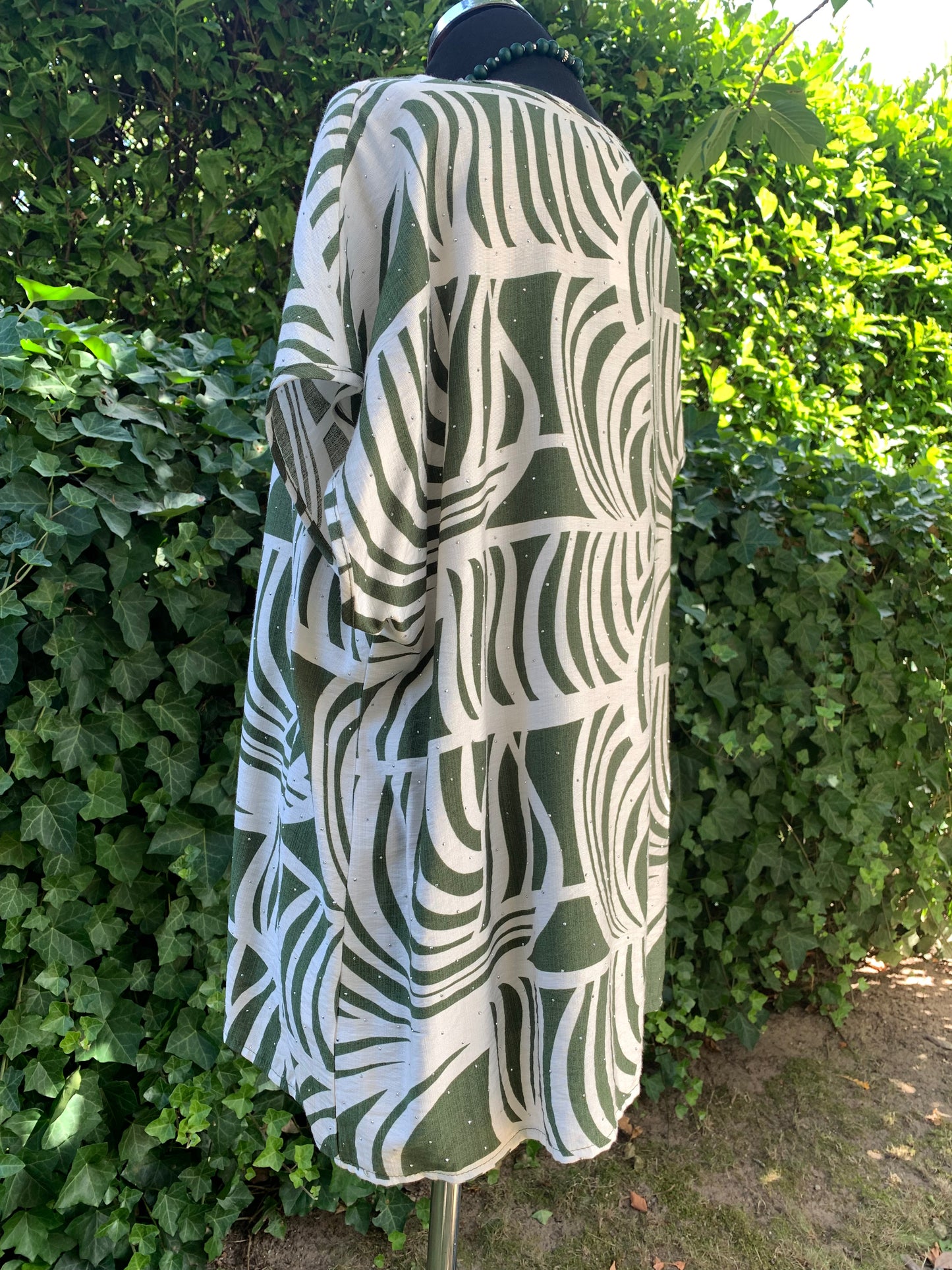 Oberteil STRIPE grün/creme-weiß; jetzt €39,90 statt €79,90 im Super Summer Sale