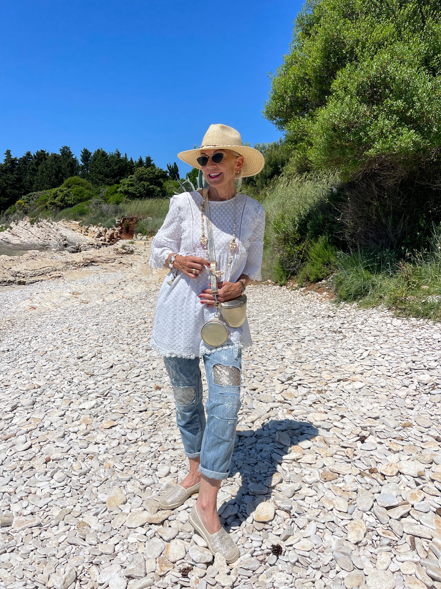 Tunika MELLY, im Summer-Sale jetzt €69,90 statt €99,90, bezaubernde Tunika in mediterranem Look