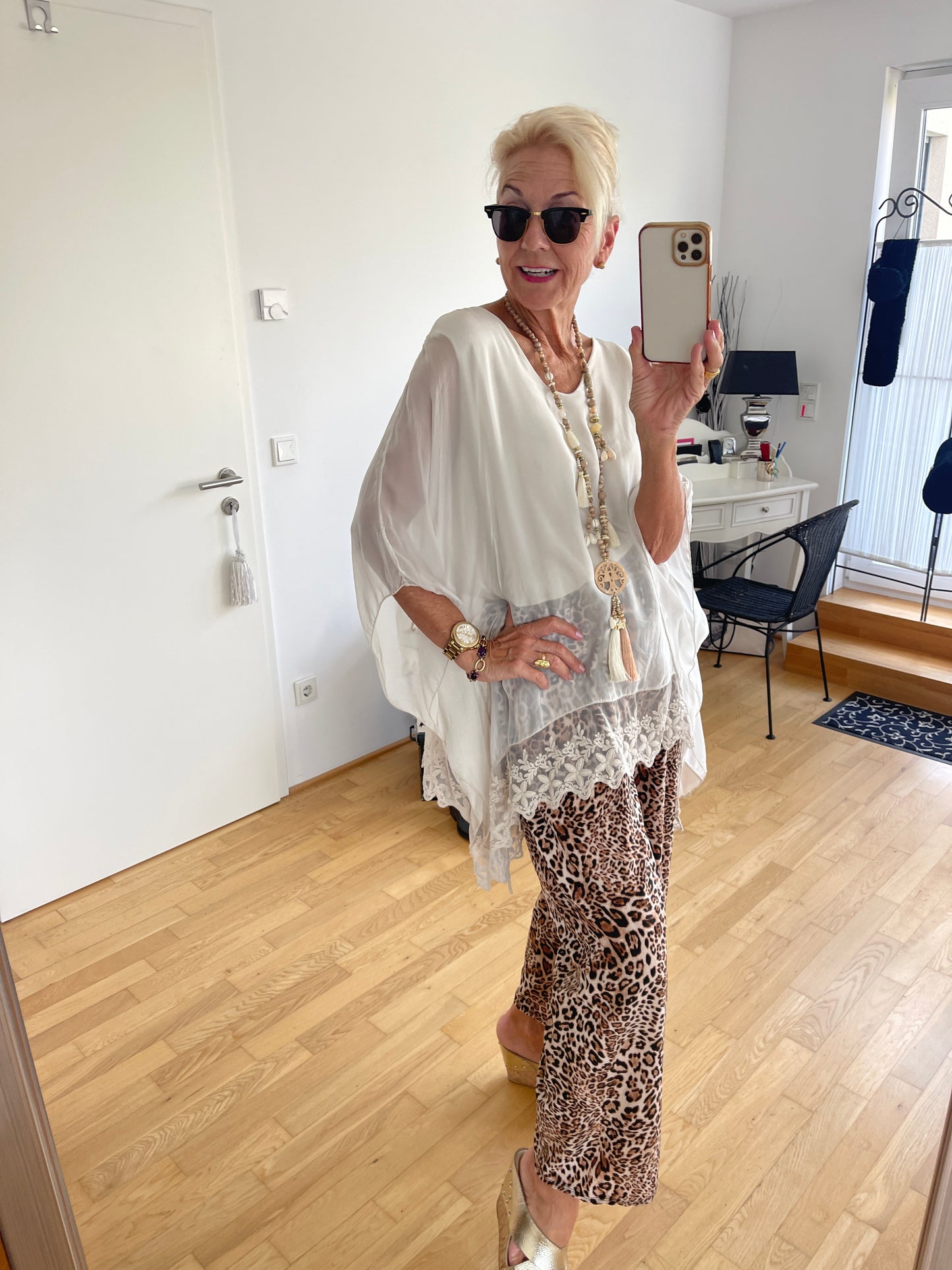 Tunika CARMEN beige; €99,90 edel, leicht.. perfekt für sooo viele Gelegenheiten