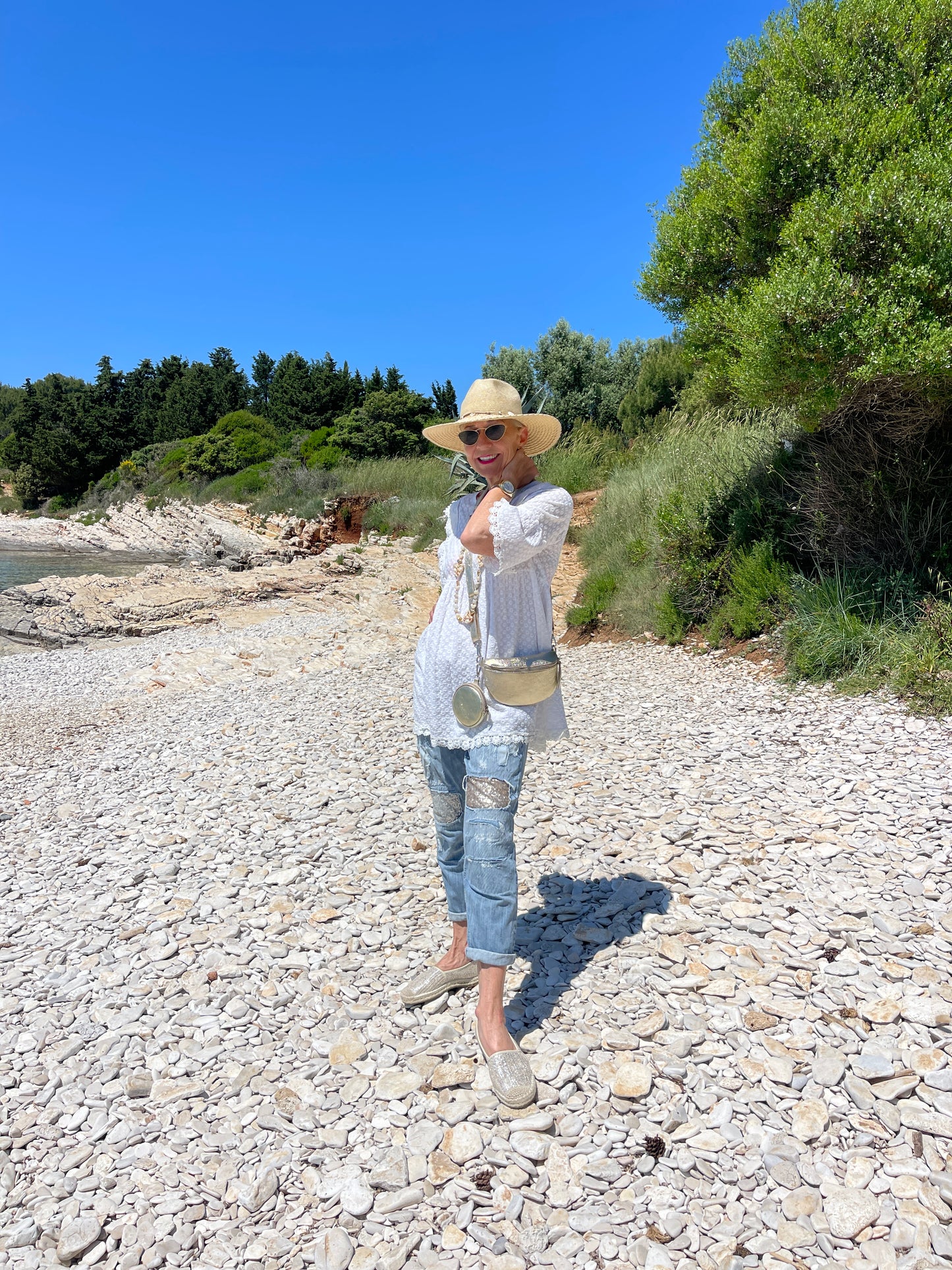 Tunika MELLY, im Summer-Sale jetzt €69,90 statt €99,90, bezaubernde Tunika in mediterranem Look