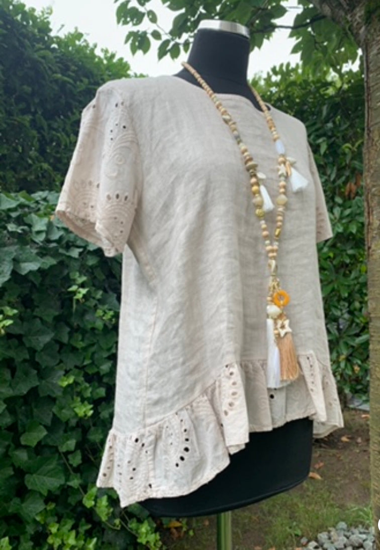 Oberteil Bonny-Marie beige; jetzt €39,90 statt €79,90 im Super-Summer-Sale