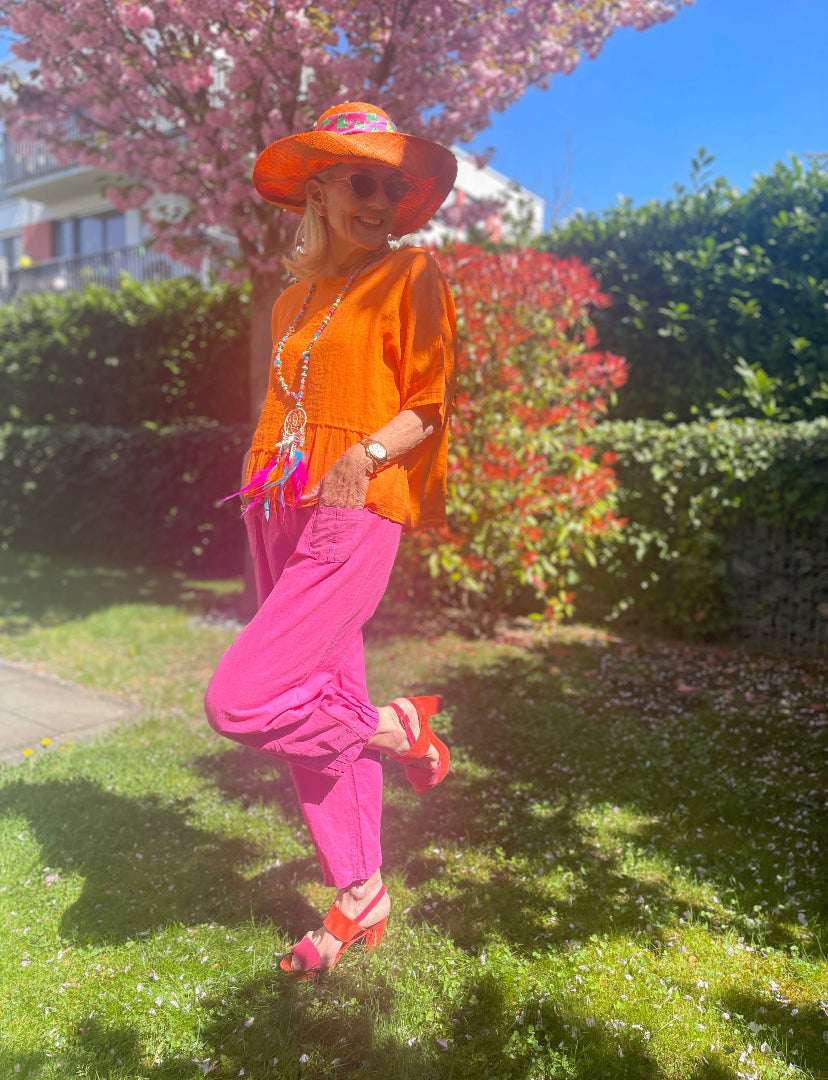 Hose PEGGY Gr.XXL pink €69,90; geniales Modell mit Wohlfühlgarantie