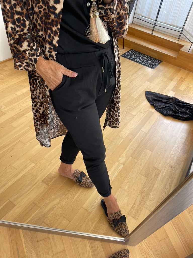 Hose SKIATHOS black S/M; €59,90; perfekt sitzende Stretchhose