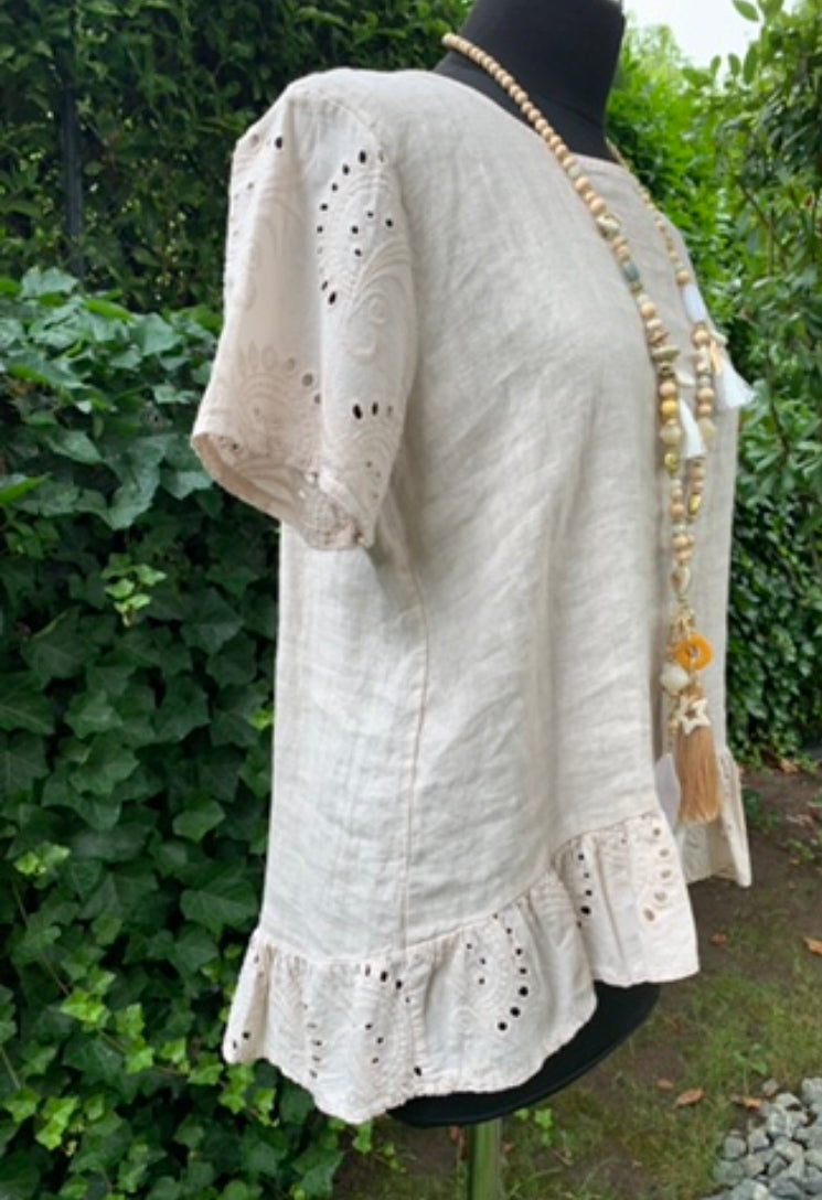 Oberteil Bonny-Marie beige; jetzt €39,90 statt €79,90 im Super-Summer-Sale
