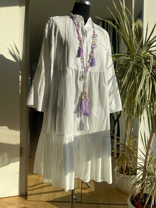 Kleid/Tunika BRAVO €59,90 statt €89,90; duftiger weißer Sommertraum
