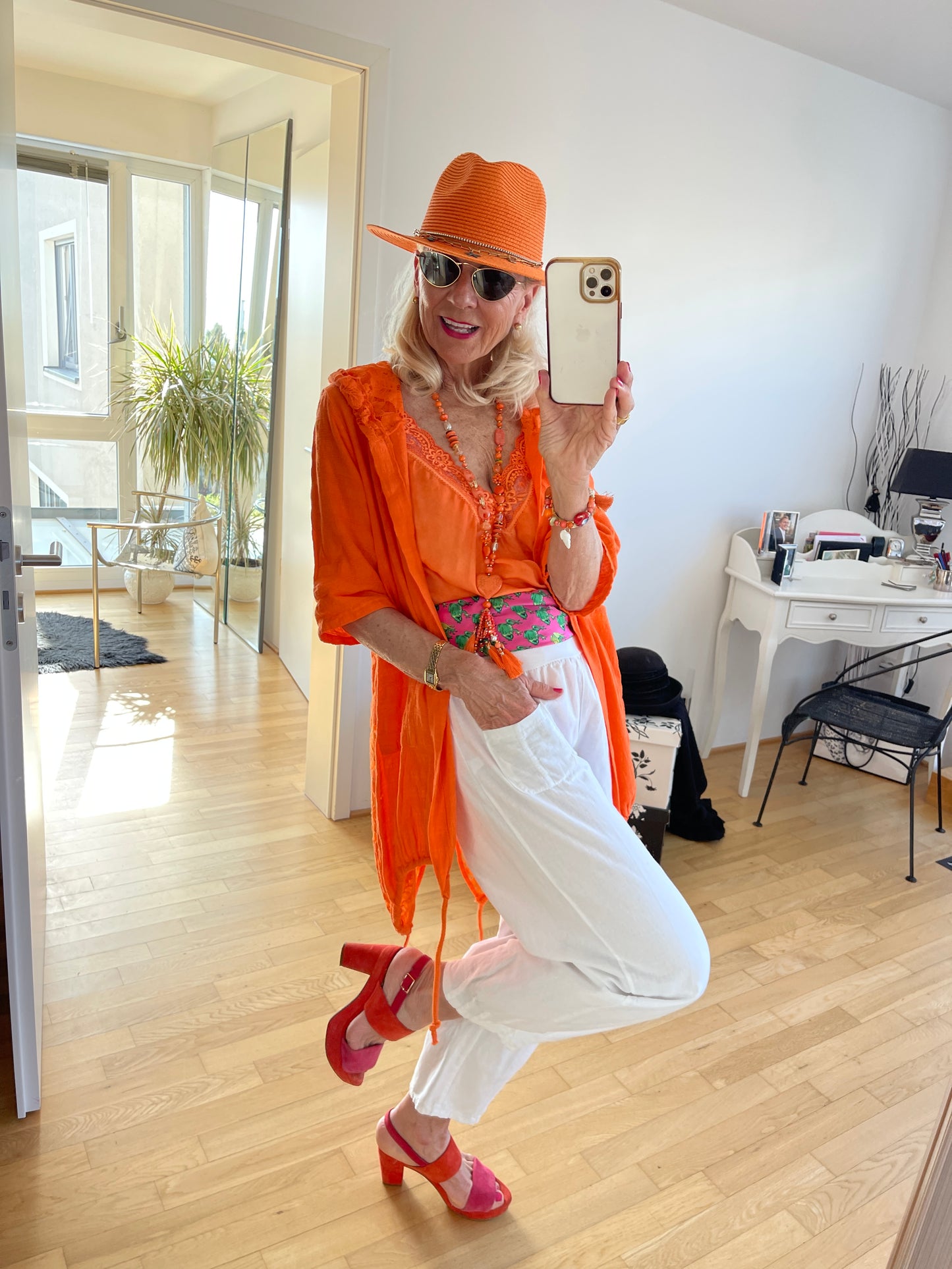 Jacke MIA orange €89,90, super schick und extravagant