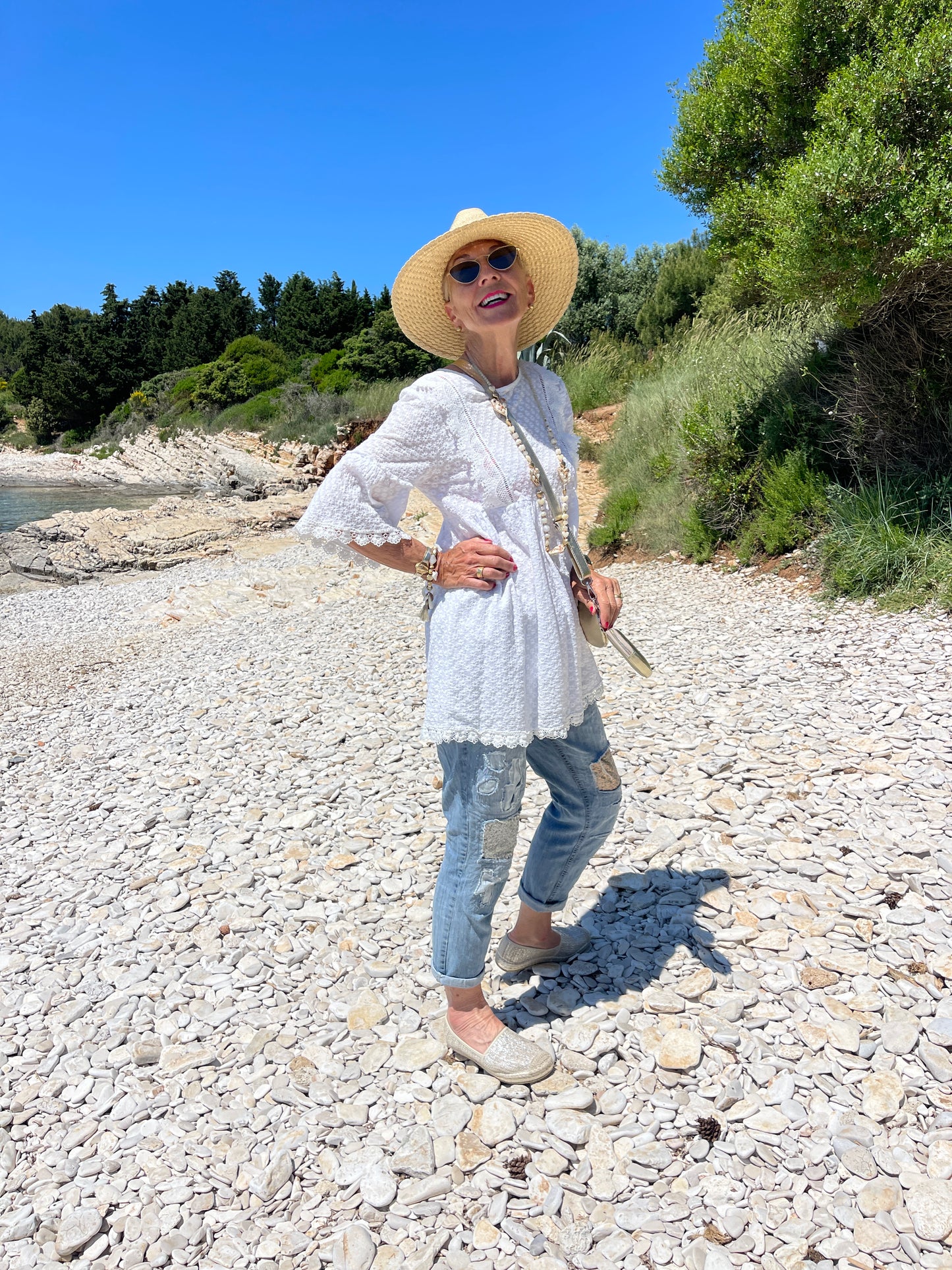 Tunika MELLY, im Summer-Sale jetzt €69,90 statt €99,90, bezaubernde Tunika in mediterranem Look