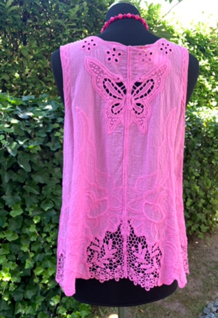 Oberteil/Top LISSY pink; jetzt €29,90 statt €59,90 im Super-Summer-Sale