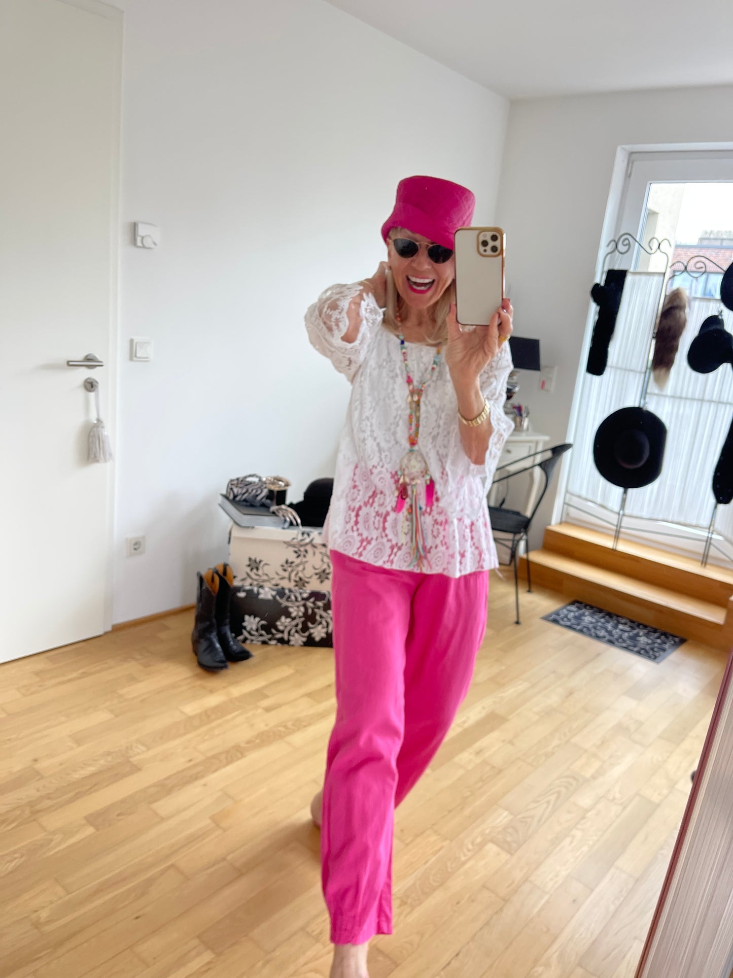 Oberteil DIANA white €79,90; ein Fashion-Spitzentraum
