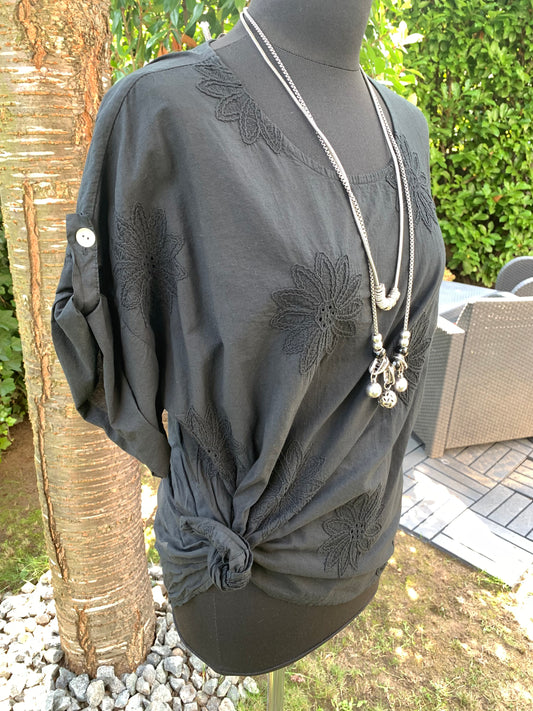Oberteil PEPITA schwarz; im Outlet €39,90 statt €59,90 … einfach schick!!