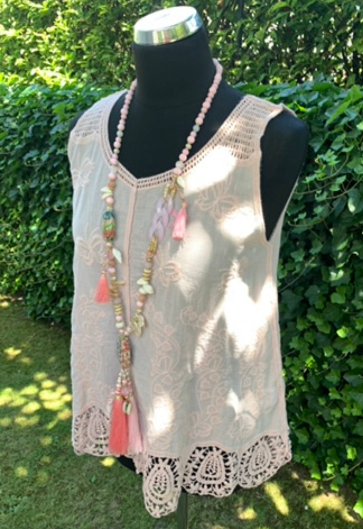 Oberteil/Top LUCA rose; jetzt €29,90 statt €59,90 im Super-Summer-Sale