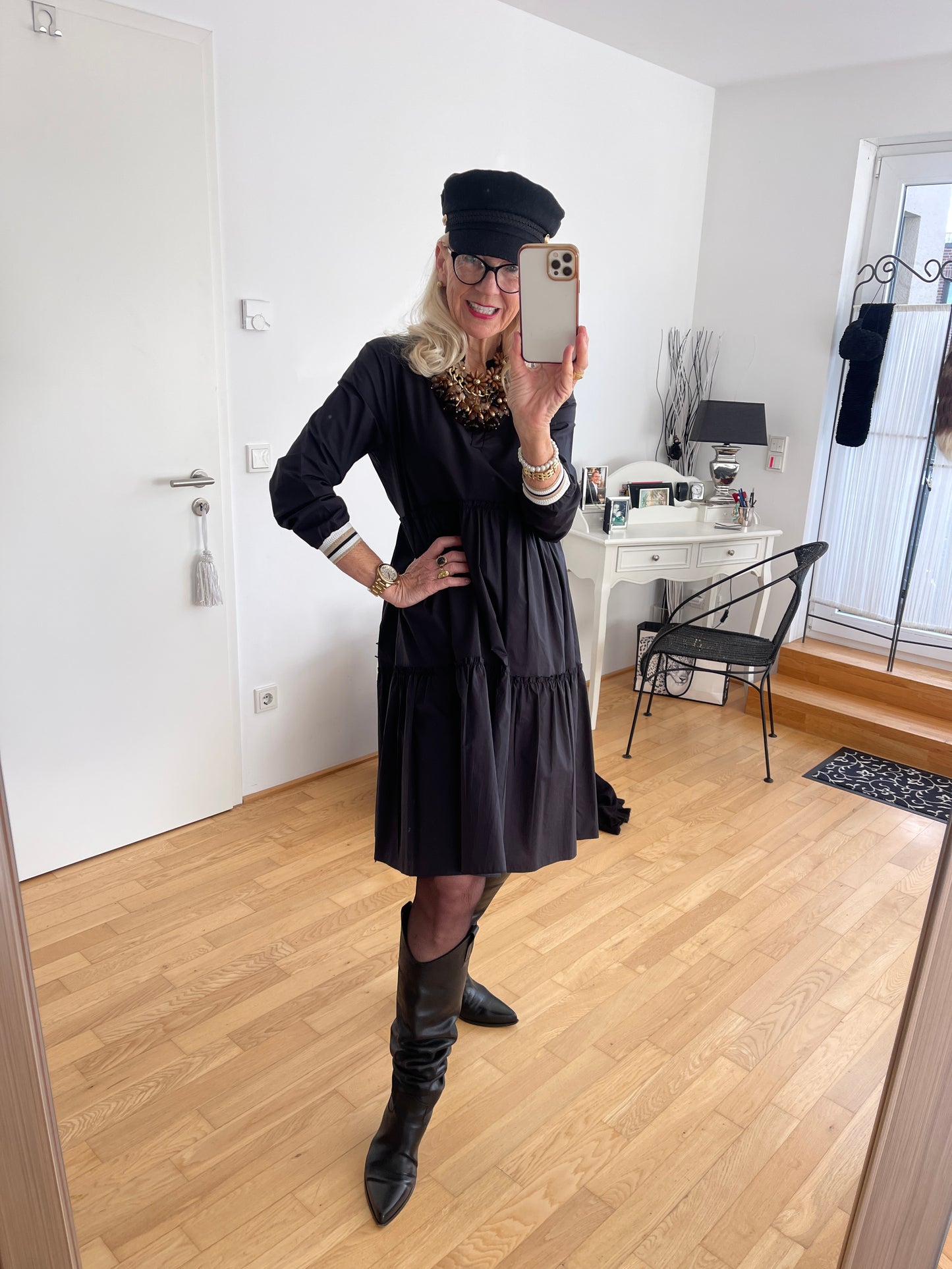 Kleid CAMPIONE black; €79,90… super schönes, vielseitiges Allroundkleid, perfekt für den Übergang