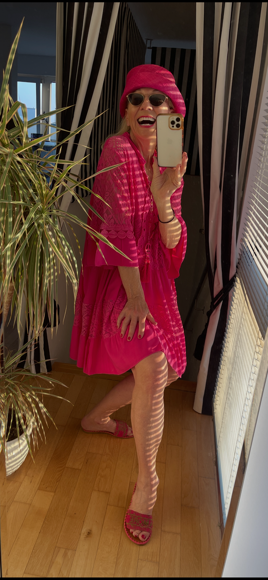 Kleid PHILIPPA pink; €89,90 .. pink is so beautiful … farbenfroher Style auch für Genussgrößen