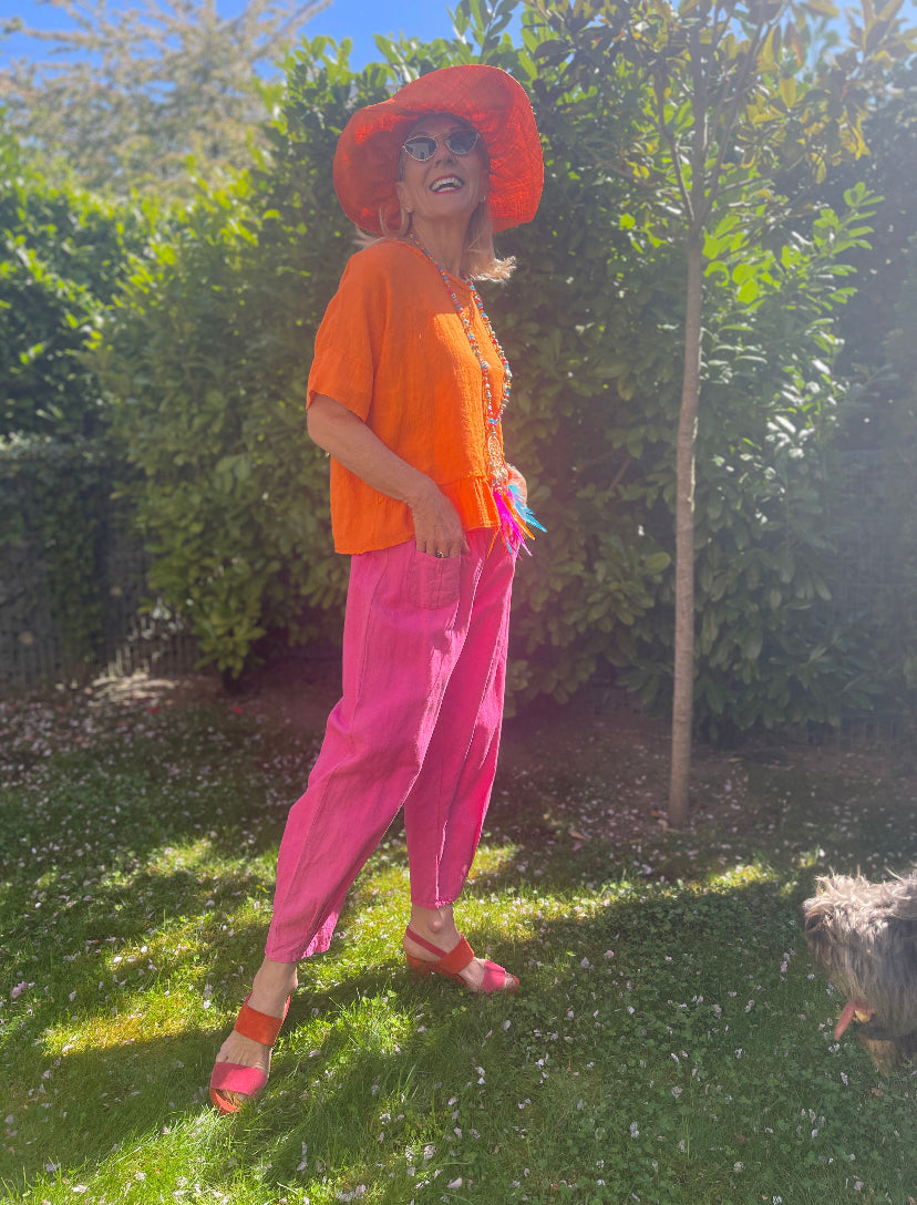 Hose PEGGY Gr.XXL pink €69,90; geniales Modell mit Wohlfühlgarantie