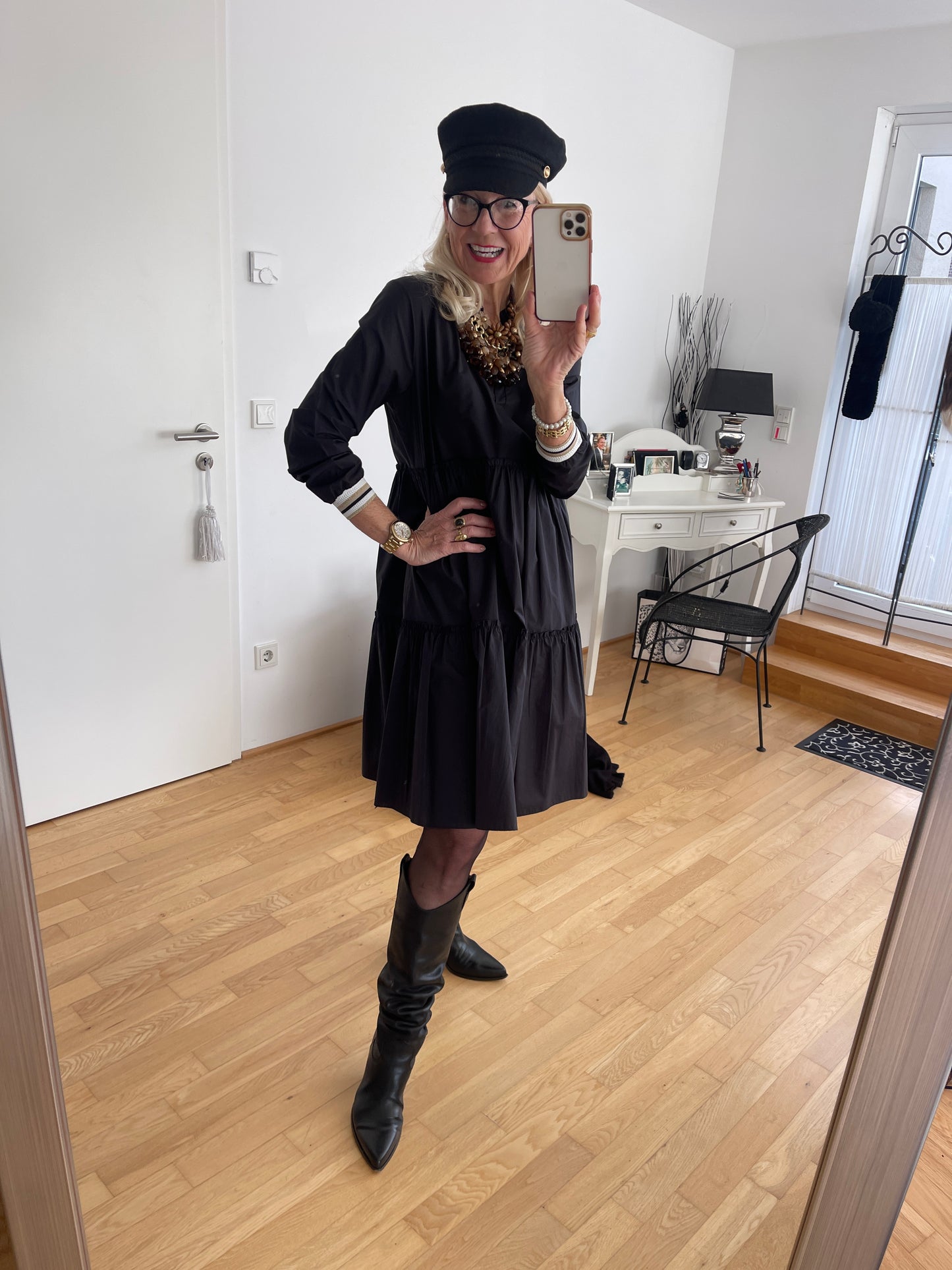 Kleid CAMPIONE black; €79,90… super schönes, vielseitiges Allroundkleid, perfekt für den Übergang