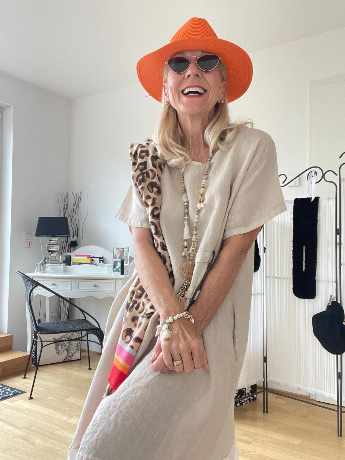 Kleid BARBARA beige; €109,90 … Leinen & Seide … einfach herrlich