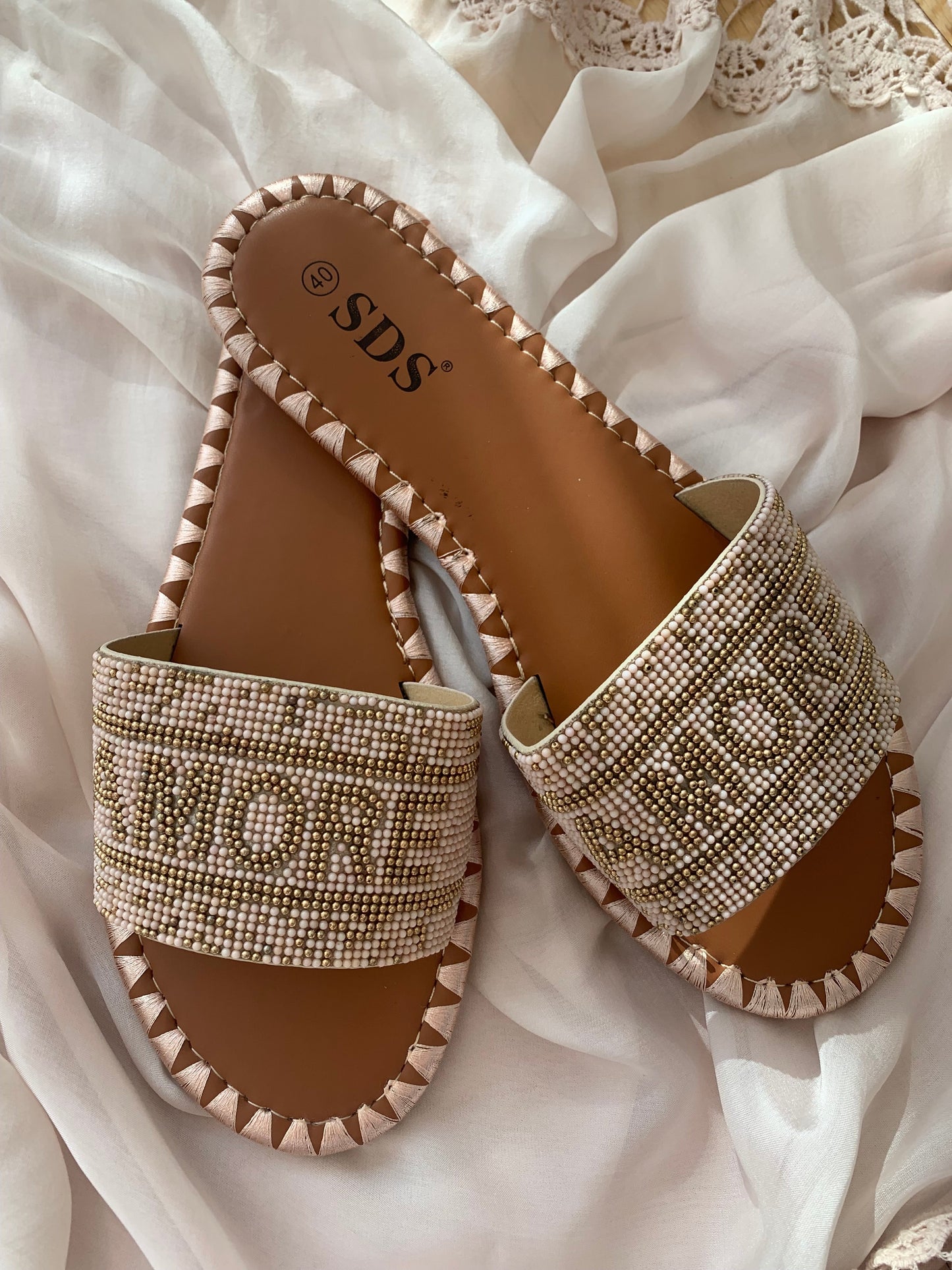 Schuhe AMORE beige Gr.37; jetzt €29,90 statt €49,90 im Super-Summer-Sale