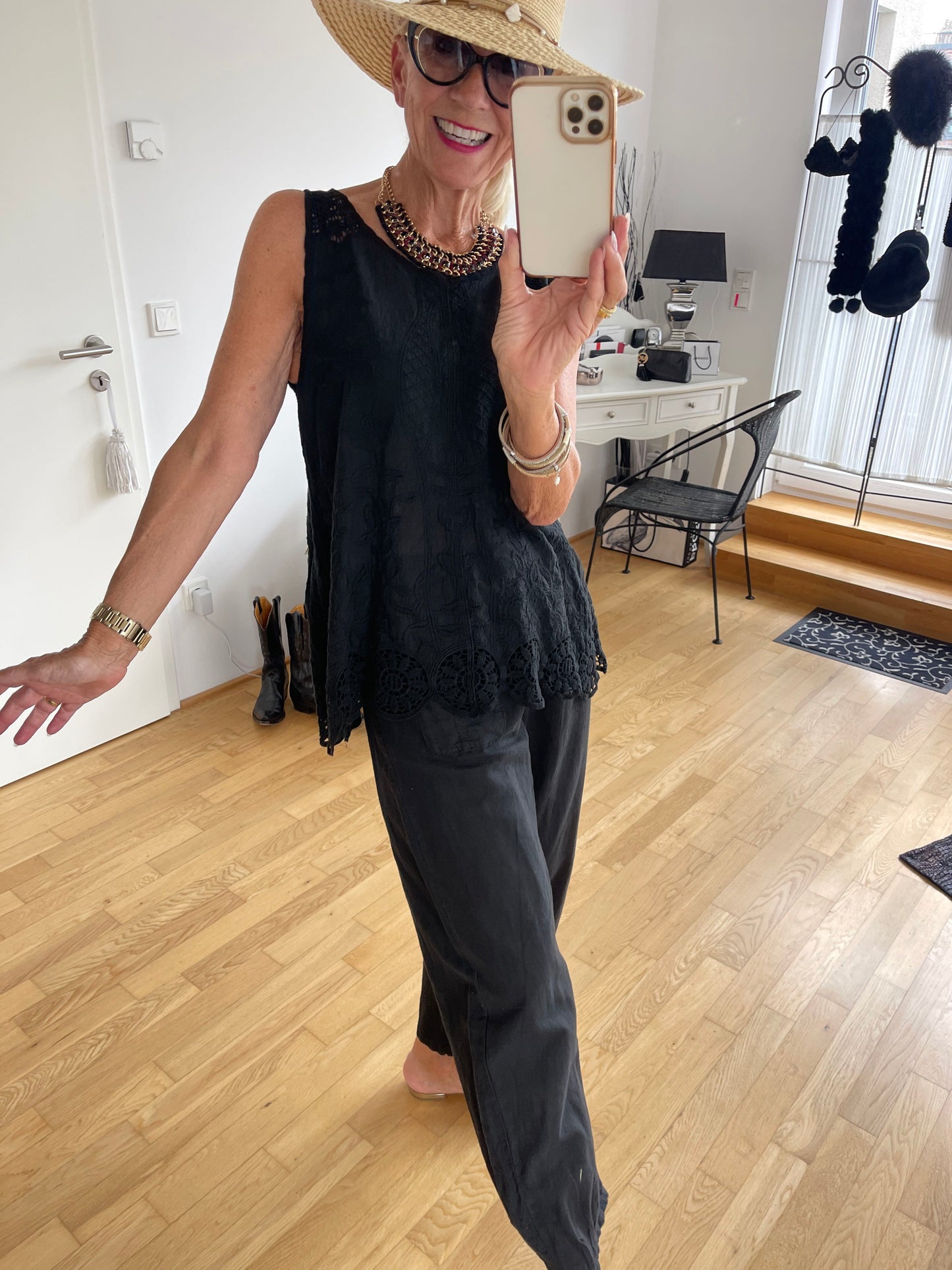 Hose PEGGY schwarz Gr. XXXL €49,90 im SUPER-SUMMER-SALE