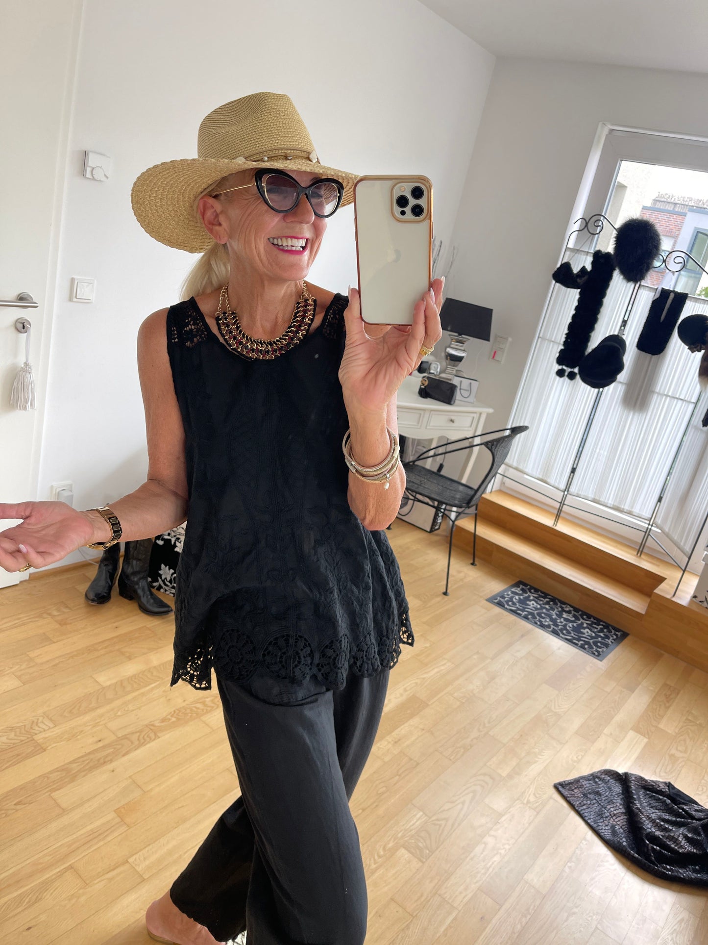 Hose PEGGY schwarz Gr. XXXL €49,90 im SUPER-SUMMER-SALE