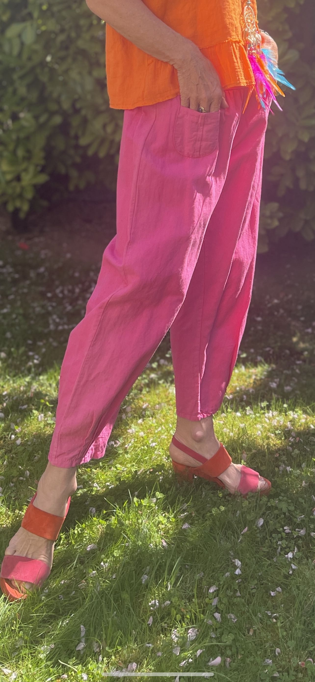 Hose PEGGY pink L €49,90 im SUPER-SUMMER-SALE