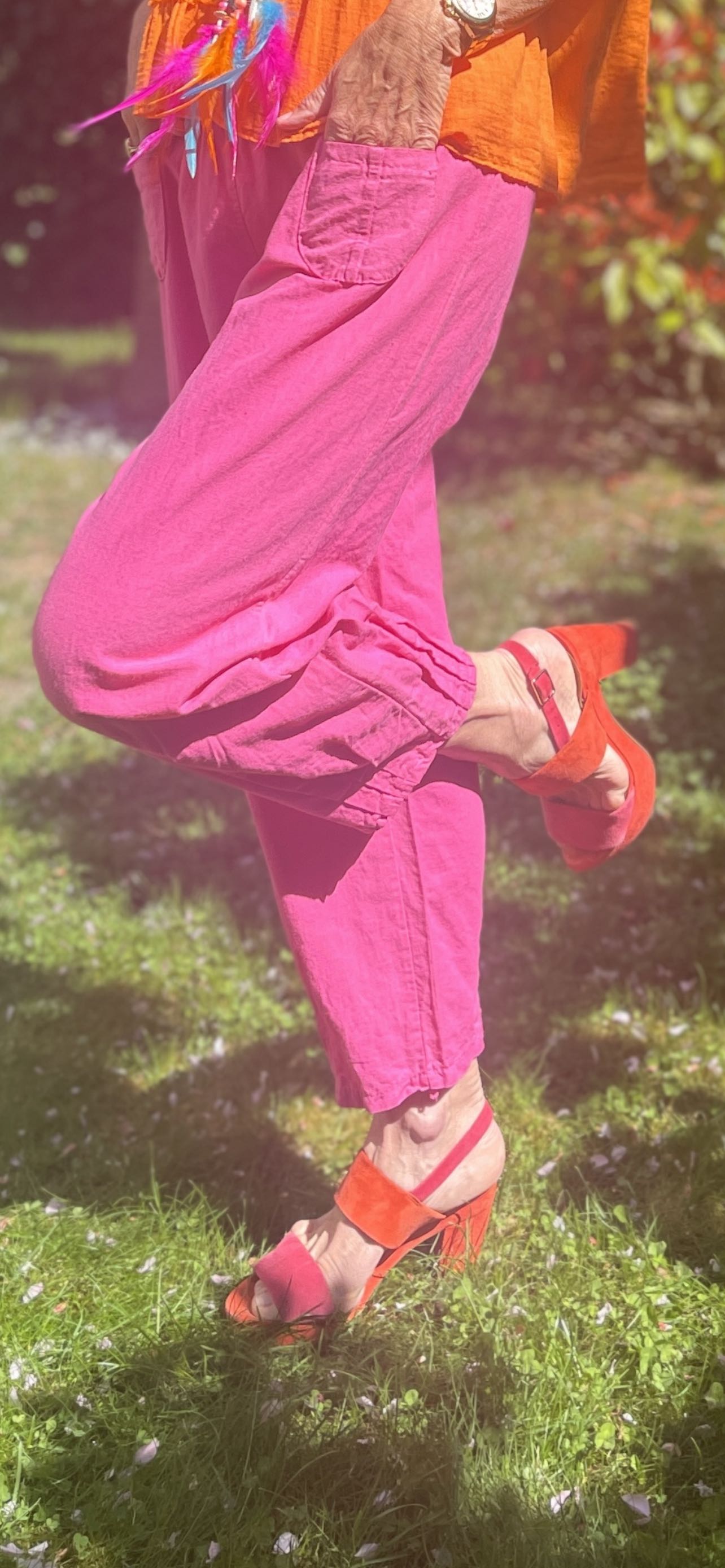 Hose PEGGY pink L €49,90 im SUPER-SUMMER-SALE