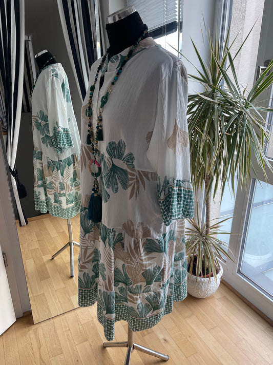 Tunika GINKO grün/beige-champagner €69,90; klasse Schnitt, klasse Print, klasse Material…