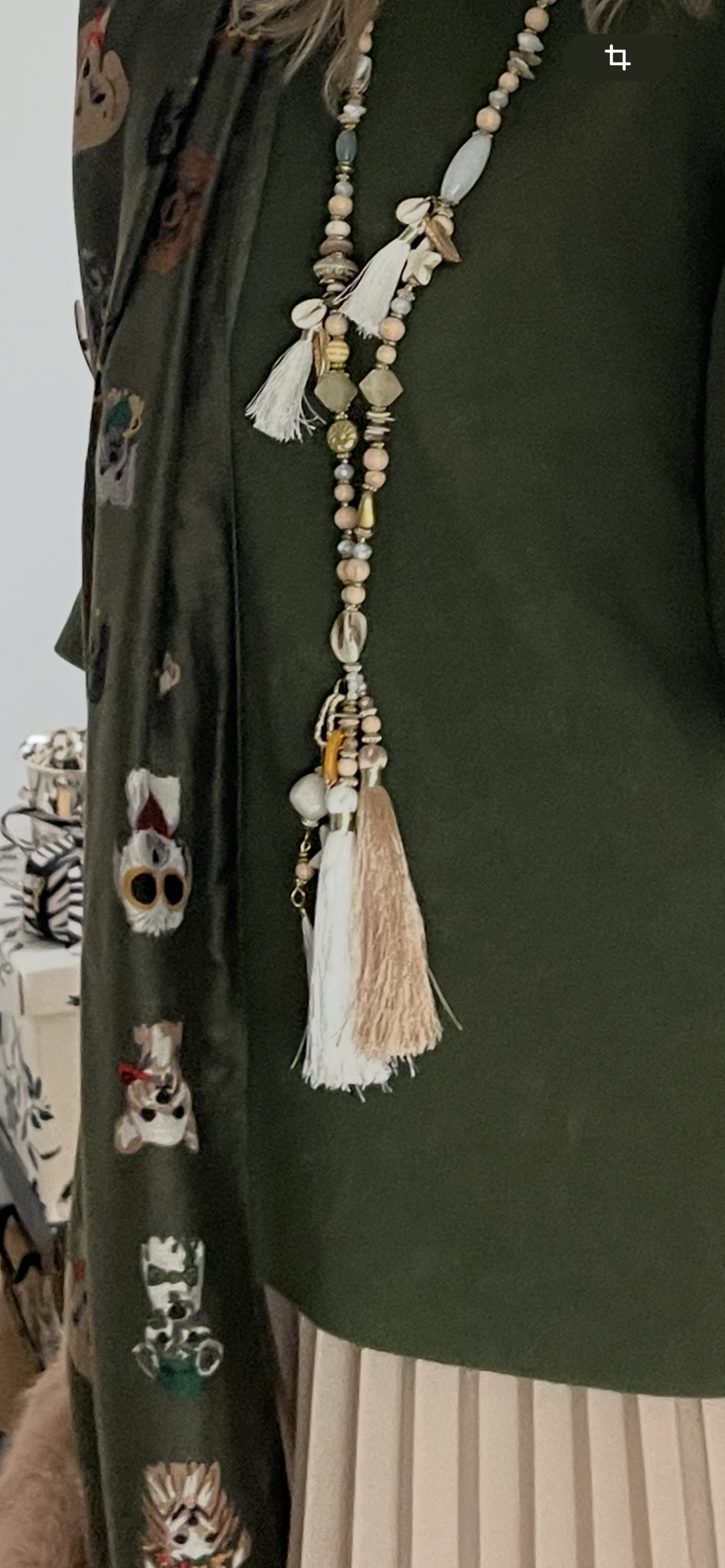 Kette BELEZA beige; ein tolles Accessoire!  „IM BLACK-FRIDAY OUTLET“ nur €29,90 statt €49,90