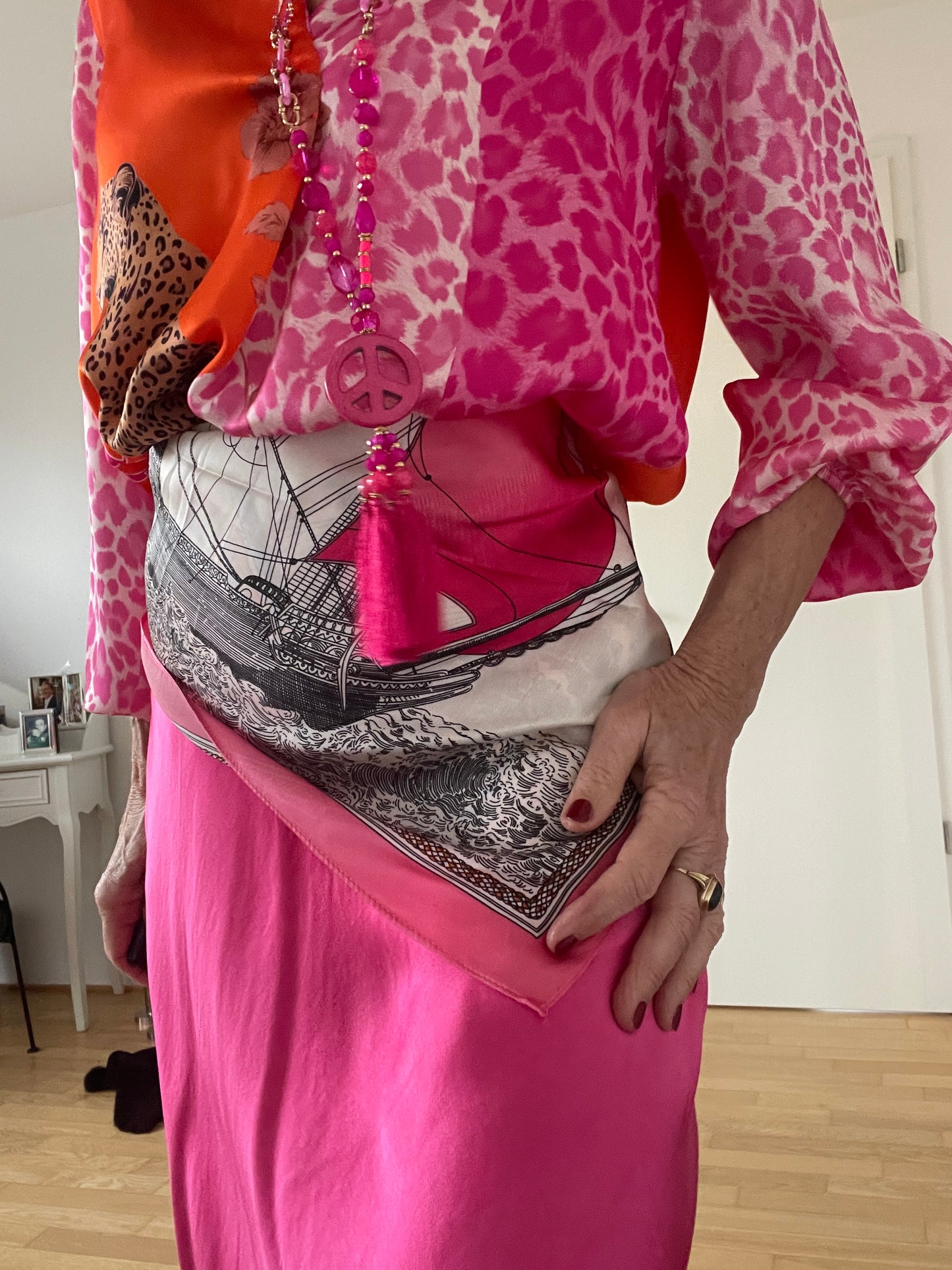 Schal( Nickituch) JASON €29,90 ; geniales Accessoire