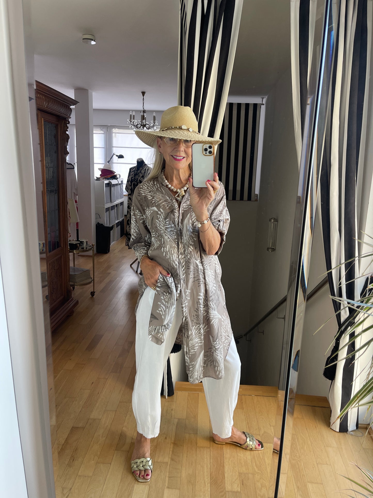 Tunika KARLI taupe; €49,90 statt €79,90 so edel uns so herrlich vielseitig