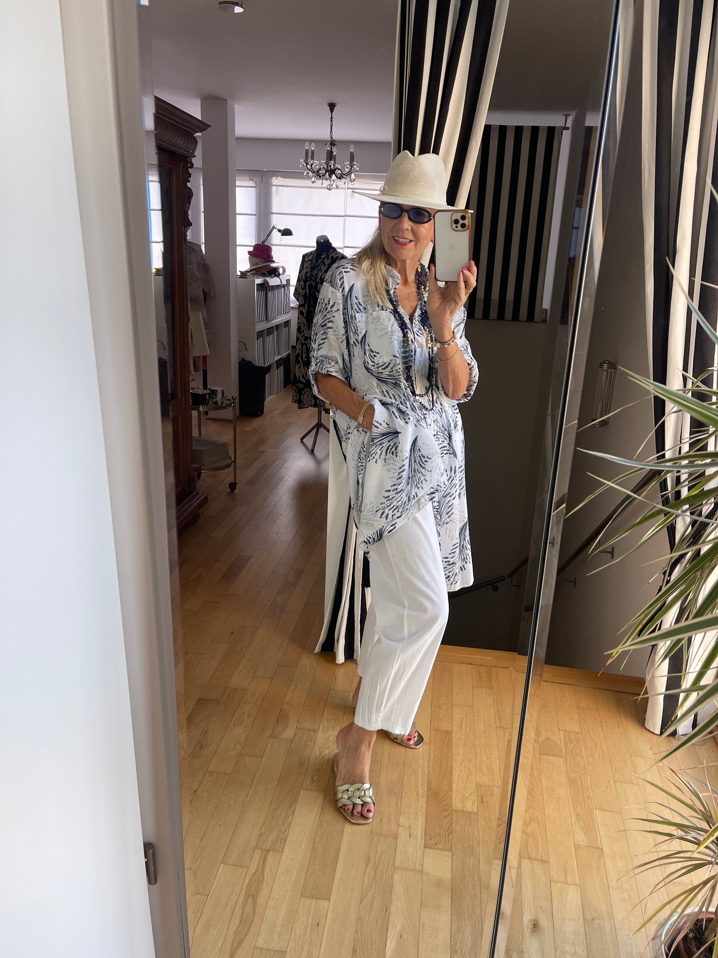 Tunika KARLI white/blue; €49,90 statt €79,90; sooo frisch, sooo sommerlich